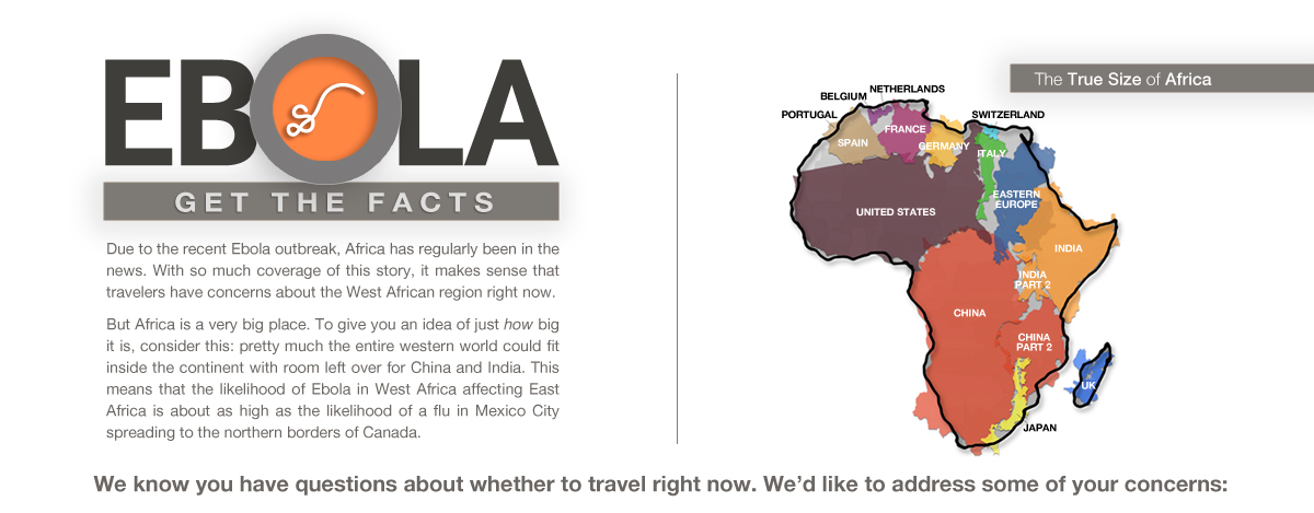 Ebola in Tanzania and Ebola in South Africa